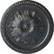 Ekena Millwork Richmond Ceiling Medallion (Fits Canopies up to 2 5/8"), Hand-Painted Pewter, 18"OD x 1 3/8"P CM18RIPES - alternate 1